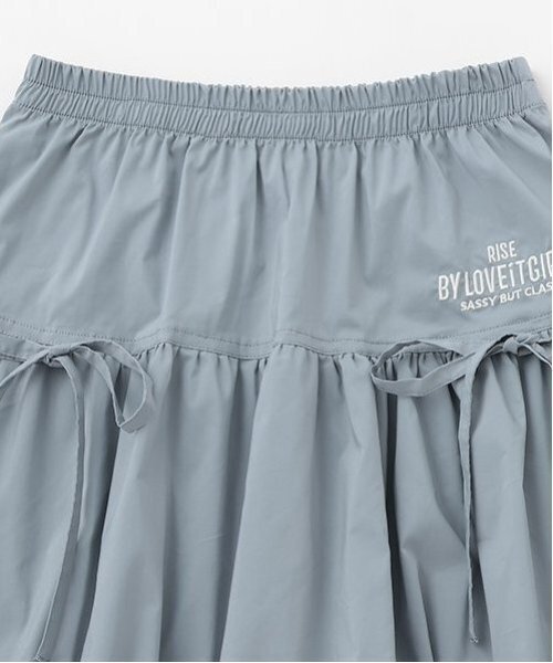 by LOVEiT（バイラビット）の「【ニコ☆プチ掲載】ティアードバルーンスカート（スカート・キッズ・ブラック/グレー/オフホワイト・150cm/160cm/120cm/130cm/140cm）」の10枚目の写真