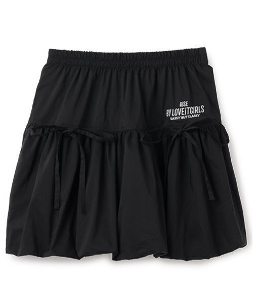 by LOVEiT（バイラビット）の「【ニコ☆プチ掲載】ティアードバルーンスカート（スカート・キッズ・ブラック/グレー/オフホワイト・150cm/160cm/120cm/130cm/140cm）」の7枚目の写真