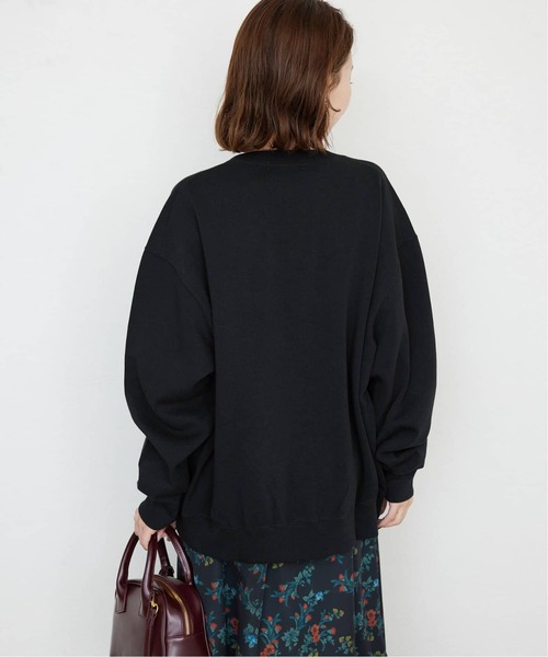 SLOBE IENA(スローブイエナ)の「《WEB・一部店舗限定/追加4》ダブルフェイスジャージースナップカーディガン(カーディガン/ボレロ・レディース・ブラック/サックスブルー/アイボリー・FREE)」の15枚目の写真