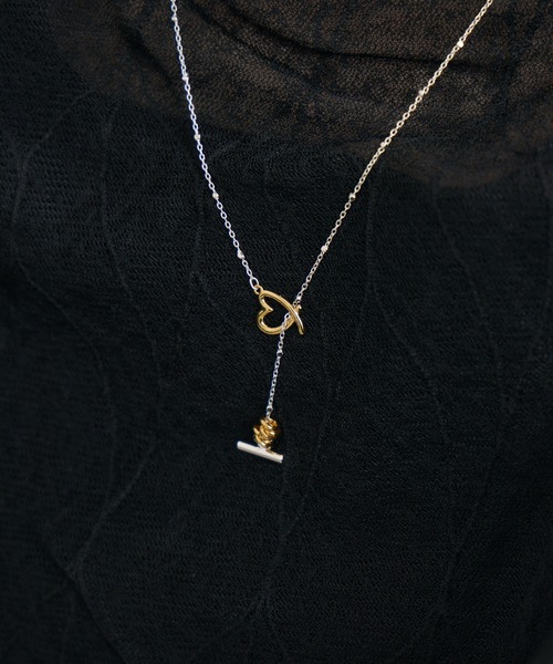 Paradise Picnic（パラダイスピクニック）の「LAPUIS(ラピュイ)　LinecoiHert　ハートモチーフネックレス（ネックレス・レディース・シルバー・FREE）」の15枚目の写真