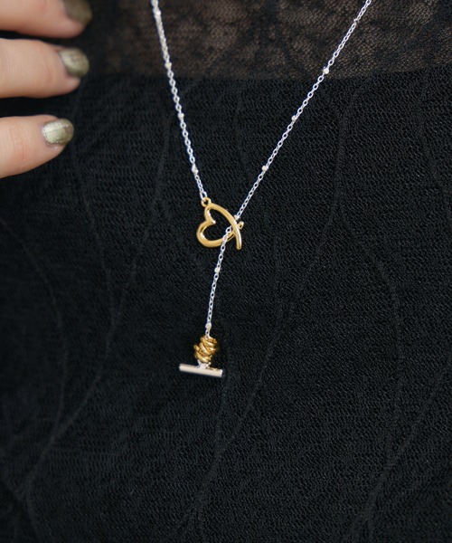 Paradise Picnic（パラダイスピクニック）の「LAPUIS(ラピュイ)　LinecoiHert　ハートモチーフネックレス（ネックレス・レディース・シルバー・FREE）」の11枚目の写真