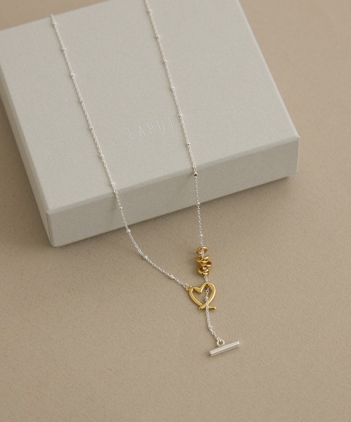 Paradise Picnic（パラダイスピクニック）の「LAPUIS(ラピュイ)　LinecoiHert　ハートモチーフネックレス（ネックレス・レディース・シルバー・FREE）」の8枚目の写真