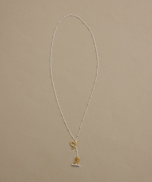 Paradise Picnic（パラダイスピクニック）の「LAPUIS(ラピュイ)　LinecoiHert　ハートモチーフネックレス（ネックレス・レディース・シルバー・FREE）」の6枚目の写真