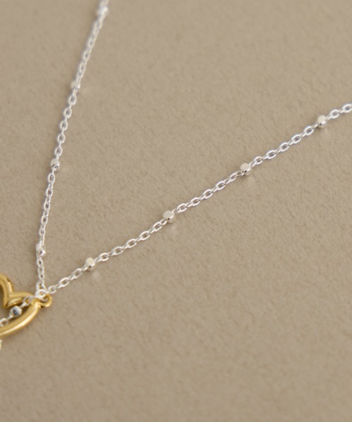 Paradise Picnic（パラダイスピクニック）の「LAPUIS(ラピュイ)　LinecoiHert　ハートモチーフネックレス（ネックレス・レディース・シルバー・FREE）」の4枚目の写真