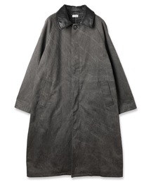 Jieda(ジエダ)のLEATHER COLLAR FADE OVER COAT(ステンカラーコート)
