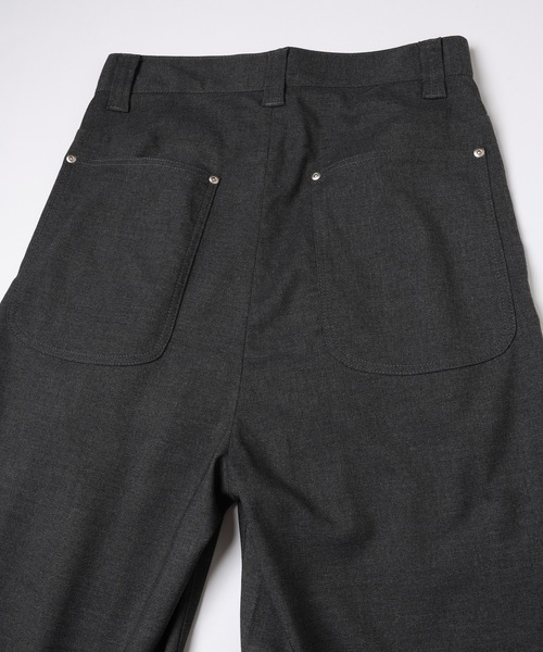 Jieda(ジエダ)の「TWO TUCK SLACKS(スラックス・メンズ・ブラック/グレー・1/2)」の7枚目の写真