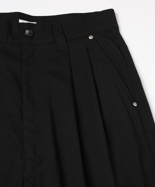 Jieda(ジエダ)の「TWO TUCK SLACKS(スラックス・メンズ・ブラック/グレー・1/2)」の11枚目の写真