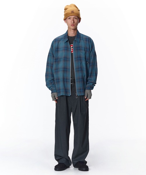 Jieda(ジエダ)の「TWO TUCK SLACKS(スラックス・メンズ・ブラック/グレー・1/2)」の15枚目の写真