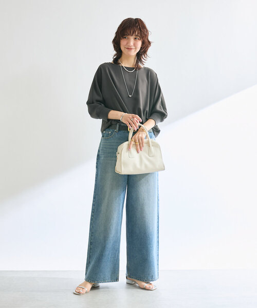 RIVE DROITE（リヴドロワ）の「【合わせやすさ◎】スクエアストラップサンダル（サンダル・レディース・ベージュ/シルバー/ブラック・MEDIUM/SMALL/LARGE）」の16枚目の写真