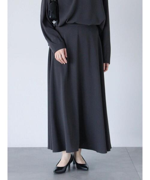 sm2rhythm（サマンサモスモスリズム）の「【セレモニーアイテム】ジョーゼットスカート(セットアップ可)（スカート・レディース・キナリ/ブラック/チャコールグレー・L/M）」の3枚目の写真