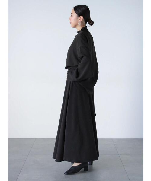 sm2rhythm（サマンサモスモスリズム）の「【セレモニーアイテム】ジョーゼットスカート(セットアップ可)（スカート・レディース・キナリ/ブラック/チャコールグレー・L/M）」の14枚目の写真