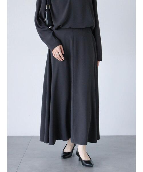 sm2rhythm（サマンサモスモスリズム）の「【セレモニーアイテム】ジョーゼットスカート(セットアップ可)（スカート・レディース・キナリ/ブラック/チャコールグレー・L/M）」の16枚目の写真