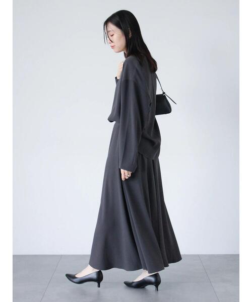 sm2rhythm（サマンサモスモスリズム）の「【セレモニーアイテム】ジョーゼットスカート(セットアップ可)（スカート・レディース・キナリ/ブラック/チャコールグレー・L/M）」の22枚目の写真