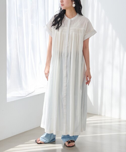 セール】MARKET（マーケット）タック前開きワンピース（ワンピース