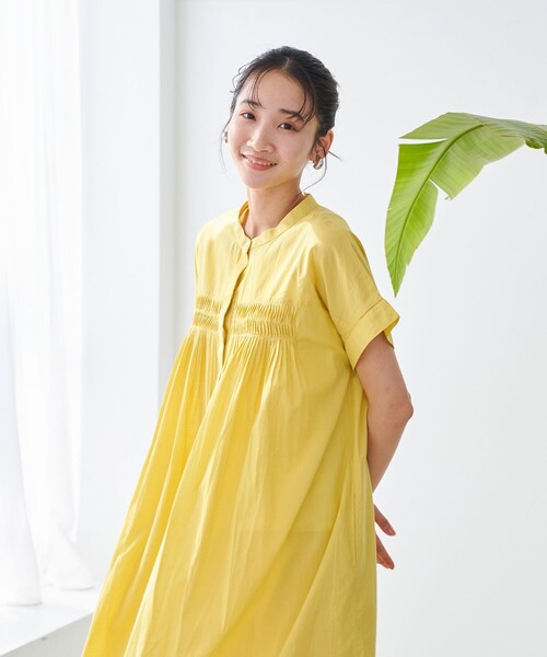 セール】MARKET（マーケット）タック前開きワンピース（ワンピース