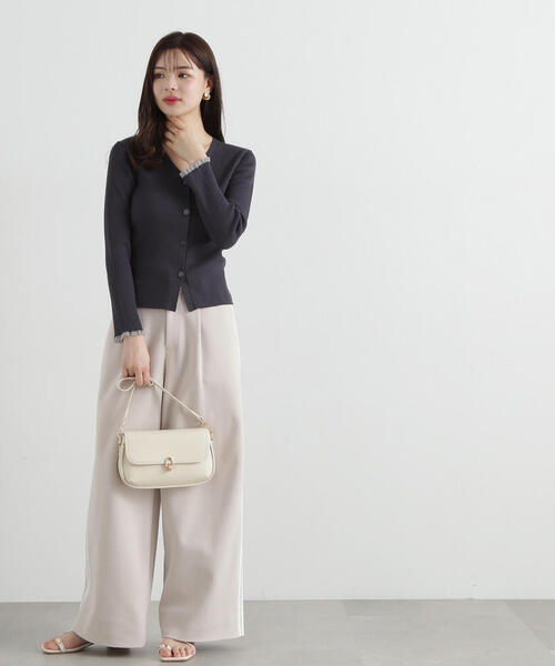 PROPORTION BODY DRESSING（プロポーションボディドレッシング）の「リブＶネックカーデ / 1215174402（カーディガン/ボレロ・レディース・ピンク/ダークグレー/ブルー・FREE）」の19枚目の写真