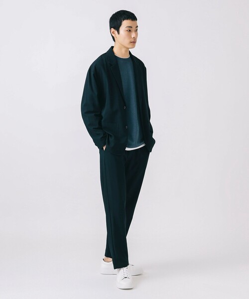 BEAMS HEART(ビームスハート)の「ポリエステルドビー ジャケット&パンツ (セットアップ)(セットアップ・メンズ・ブラック/ネイビー・SMALL/MEDIUM/LARGE/X-LARGE)」の21枚目の写真