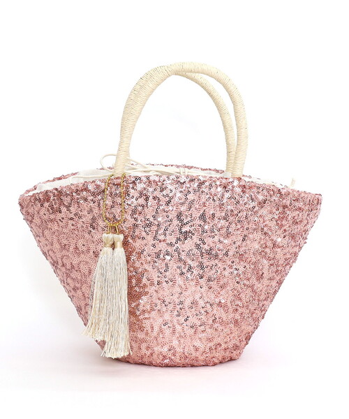 新品❗️未使用❗️woven かごバッグ タッセル付き かごバッグ（タッセル付）2405 | saraca de sarasa/サラサ