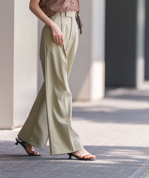 Noble(ノーブル)の「《追加》【洗える】エステルツイルストレッチスラックスパンツ 6(スラックス・レディース・ライトグリーン/ベージュ/ブラック・34/36/38/40)」の17枚目の写真