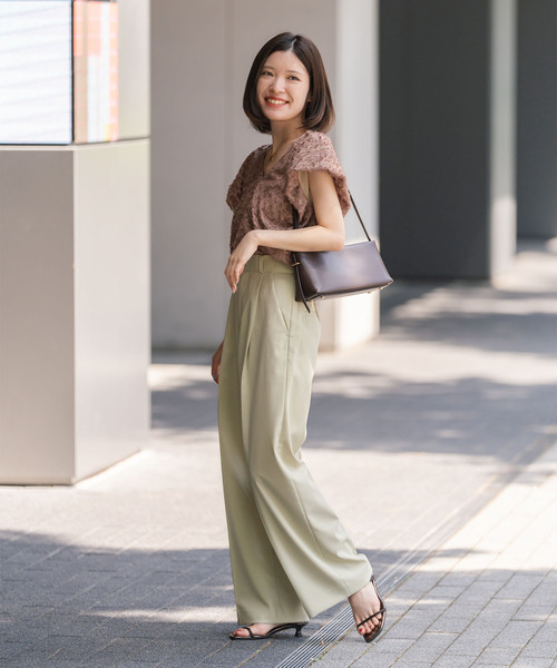 Noble(ノーブル)の「《追加》【洗える】エステルツイルストレッチスラックスパンツ 6(スラックス・レディース・ライトグリーン/ベージュ/ブラック・34/36/38/40)」の18枚目の写真