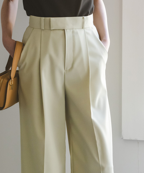 Noble(ノーブル)の「《追加》【洗える】エステルツイルストレッチスラックスパンツ 6(スラックス・レディース・ライトグリーン/ベージュ/ブラック・34/36/38/40)」の21枚目の写真