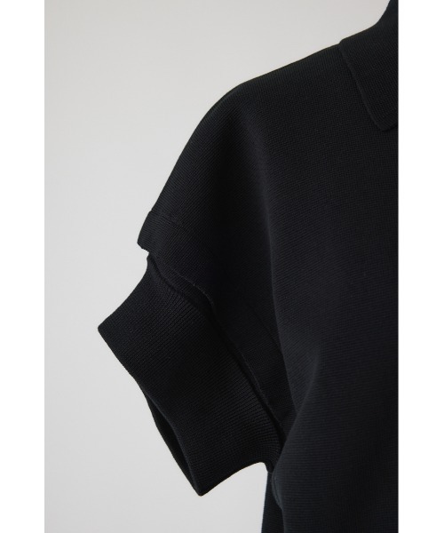 RIM.ARK（リムアーク）の「Stylish polo knit スタイリッシュポロ