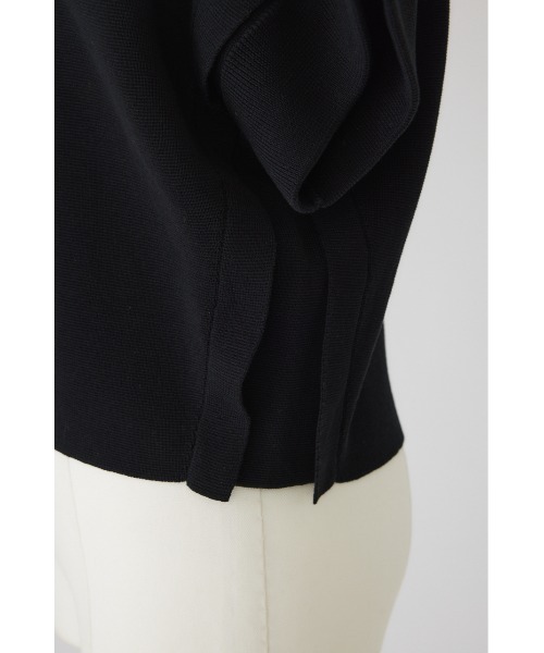 RIM.ARK（リムアーク）の「Stylish polo knit スタイリッシュポロニット（ニット/セーター・レディース・グレー/ブラック/グリーン・FREE）」の8枚目の写真