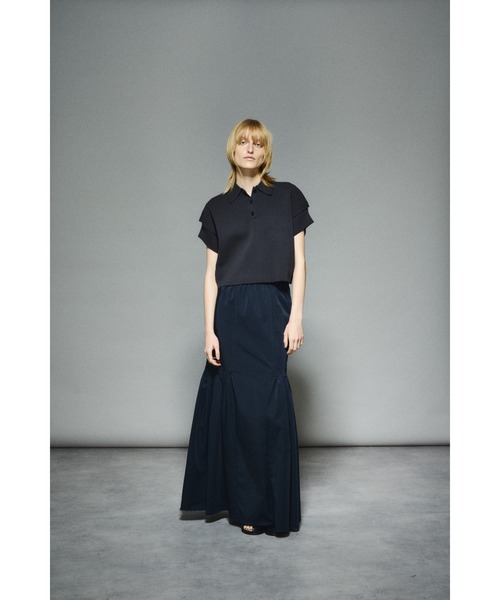 RIM.ARK（リムアーク）の「Stylish polo knit スタイリッシュポロ