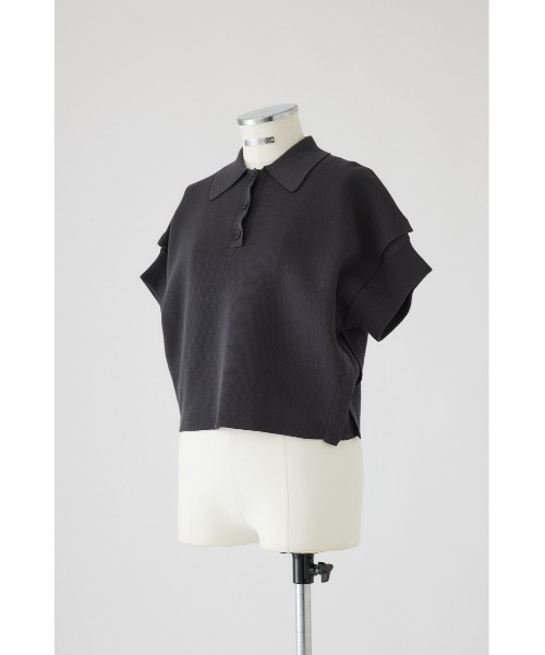RIM.ARK（リムアーク）の「Stylish polo knit スタイリッシュ