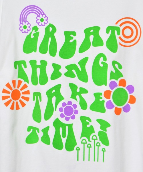 spiritoso(スピリトーゾ)の「【spiritoso】レトロヒッピービッグシルエットTシャツ(Tシャツ/カットソー・レディース・ネイビー/ブラック/ホワイト・MEDIUM/LARGE)」の17枚目の写真
