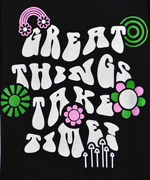 spiritoso(スピリトーゾ)の「【spiritoso】レトロヒッピービッグシルエットTシャツ(Tシャツ/カットソー・レディース・ネイビー/ブラック/ホワイト・MEDIUM/LARGE)」の13枚目の写真