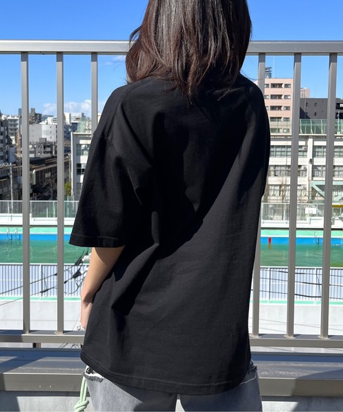 spiritoso(スピリトーゾ)の「【spiritoso】レトロヒッピービッグシルエットTシャツ(Tシャツ/カットソー・レディース・ネイビー/ブラック/ホワイト・MEDIUM/LARGE)」の6枚目の写真