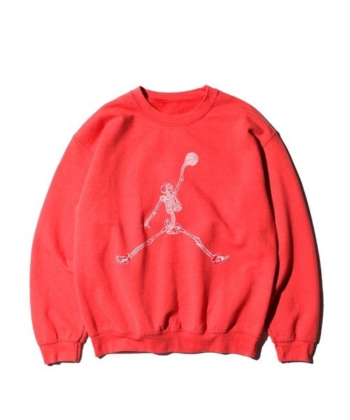 THRIFTY LOOK(スリフティールック)の「THRIFTY LOOK / スリフティールック JUMP SKULL CREW SWEAT(スウェット・メンズ・ホワイト/ブラック/アッシュグレー/レッド・SMALL/MEDIUM/LARGE/X-LARGE)」の4枚目の写真