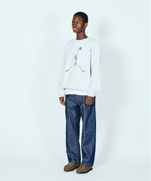 THRIFTY LOOK(スリフティールック)の「THRIFTY LOOK / スリフティールック JUMP SKULL CREW SWEAT(スウェット・メンズ・ホワイト/ブラック/アッシュグレー/レッド・SMALL/MEDIUM/LARGE/X-LARGE)」の11枚目の写真