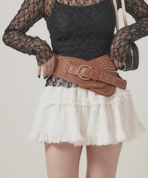 BLANK　（ブランク）の「▲Wide studs Belt / ワイドスタッズベルト（ベルト）」