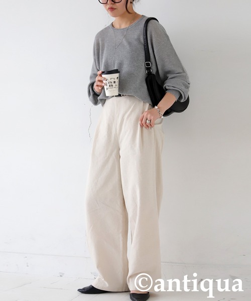 GADID ANONIEM ストレートパンツ　beige AN8325EW03408_2_l.jpg