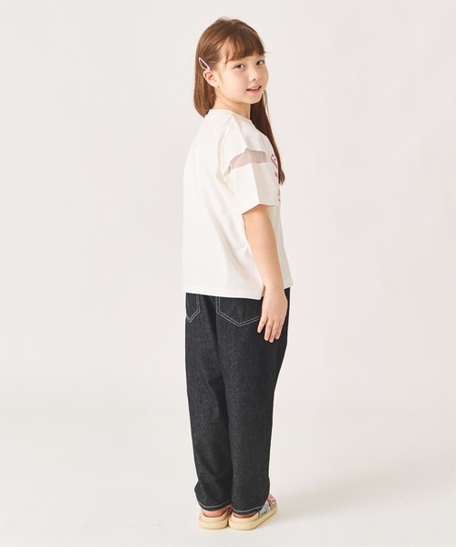 ever closet(エバークローゼット)の「プリント半袖Tシャツ(Tシャツ/カットソー・キッズ・グリーン系その他2/ラベンダー/イエロー/オフホワイト/ピンク/サックスブルー・90cm/100cm/110cm/120cm/130cm/140cm)」の14枚目の写真