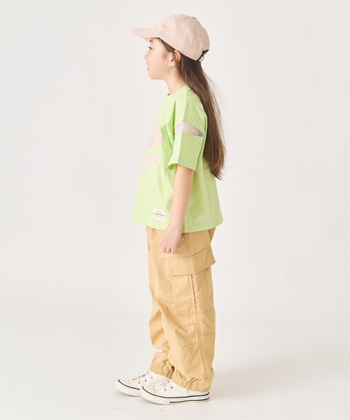 ever closet(エバークローゼット)の「プリント半袖Tシャツ(Tシャツ/カットソー・キッズ・グリーン系その他2/ラベンダー/イエロー/オフホワイト/ピンク/サックスブルー・90cm/100cm/110cm/120cm/130cm/140cm)」の15枚目の写真