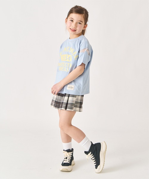 ever closet(エバークローゼット)の「プリント半袖Tシャツ(Tシャツ/カットソー・キッズ・グリーン系その他2/ラベンダー/イエロー/オフホワイト/ピンク/サックスブルー・90cm/100cm/110cm/120cm/130cm/140cm)」の16枚目の写真