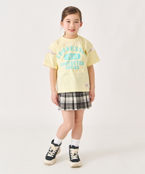 ever closet(エバークローゼット)の「プリント半袖Tシャツ(Tシャツ/カットソー・キッズ・グリーン系その他2/ラベンダー/イエロー/オフホワイト/ピンク/サックスブルー・90cm/100cm/110cm/120cm/130cm/140cm)」の18枚目の写真