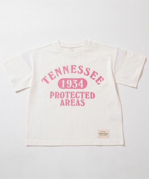 ever closet(エバークローゼット)の「プリント半袖Tシャツ(Tシャツ/カットソー・キッズ・グリーン系その他2/ラベンダー/イエロー/オフホワイト/ピンク/サックスブルー・90cm/100cm/110cm/120cm/130cm/140cm)」の7枚目の写真