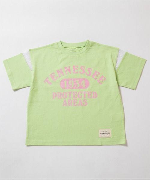 ever closet(エバークローゼット)の「プリント半袖Tシャツ(Tシャツ/カットソー・キッズ・グリーン系その他2/ラベンダー/イエロー/オフホワイト/ピンク/サックスブルー・90cm/100cm/110cm/120cm/130cm/140cm)」の8枚目の写真