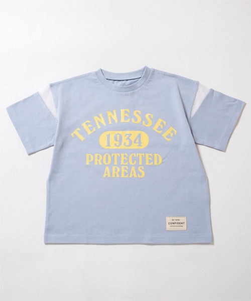 ever closet(エバークローゼット)の「プリント半袖Tシャツ(Tシャツ/カットソー・キッズ・グリーン系その他2/ラベンダー/イエロー/オフホワイト/ピンク/サックスブルー・90cm/100cm/110cm/120cm/130cm/140cm)」の9枚目の写真