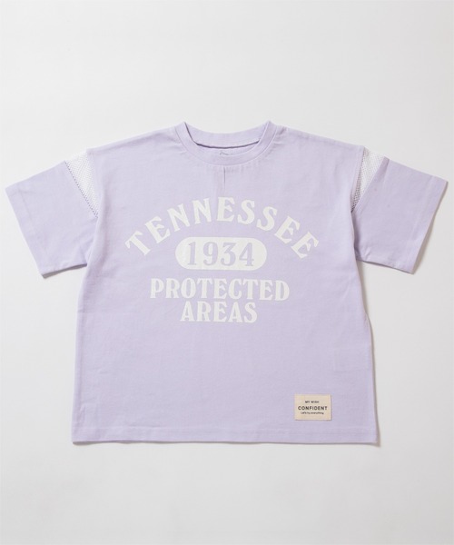 ever closet(エバークローゼット)の「プリント半袖Tシャツ(Tシャツ/カットソー・キッズ・グリーン系その他2/ラベンダー/イエロー/オフホワイト/ピンク/サックスブルー・90cm/100cm/110cm/120cm/130cm/140cm)」の10枚目の写真