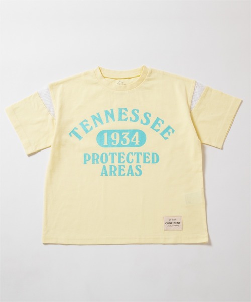 ever closet(エバークローゼット)の「プリント半袖Tシャツ(Tシャツ/カットソー・キッズ・グリーン系その他2/ラベンダー/イエロー/オフホワイト/ピンク/サックスブルー・90cm/100cm/110cm/120cm/130cm/140cm)」の11枚目の写真