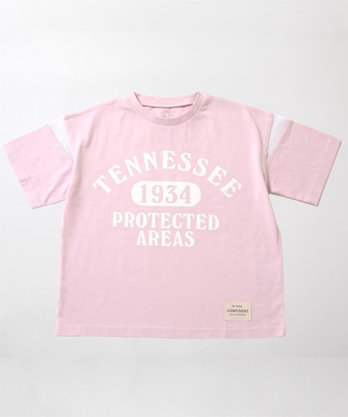 ever closet(エバークローゼット)の「プリント半袖Tシャツ(Tシャツ/カットソー・キッズ・グリーン系その他2/ラベンダー/イエロー/オフホワイト/ピンク/サックスブルー・90cm/100cm/110cm/120cm/130cm/140cm)」の12枚目の写真