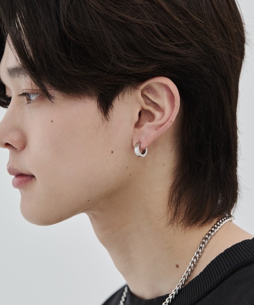 セール】【 金属アレルギー対応 】シンプルフープピアス