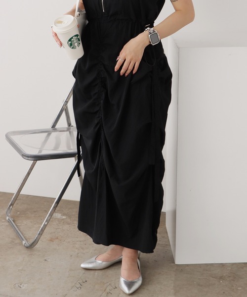 ROOPTOKYO(ループトウキョウ)の「カーゴポケット ワンピース 秋物 秋服 2026年秋冬(ワンピース・レディース・ブラック/ベージュ/グレー・FREE)」の21枚目の写真