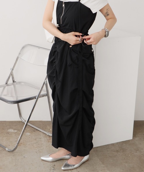 ROOPTOKYO(ループトウキョウ)の「カーゴポケット ワンピース 秋物 秋服 2026年秋冬(ワンピース・レディース・ブラック/ベージュ/グレー・FREE)」の22枚目の写真