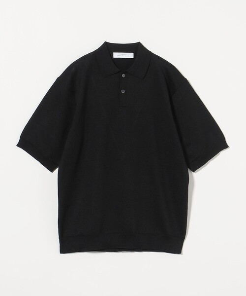green label relaxing（グリーンレーベルリラクシング）の「ラミー ナイロン プレーティング ニットポロ ポロシャツ（ニット/セーター・メンズ・ブラック/オレンジ系その他/ライトグレー・S/M/L/XL）」の21枚目の写真